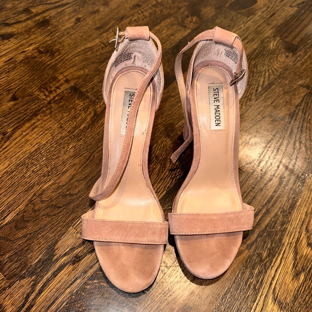 Steve Madden Mauve Block Heels
